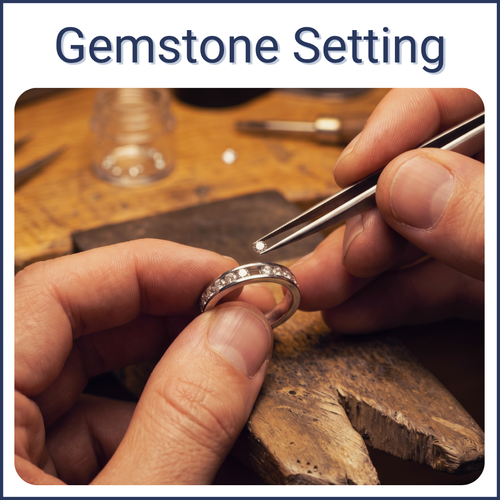 gem stone setting service
