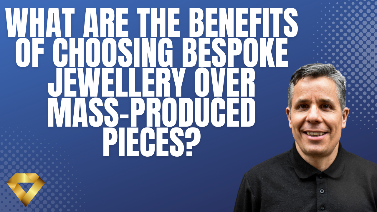 What are the benefits of choosing bespoke jewellery over mass-produced pieces?